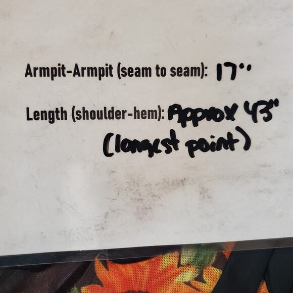 Summer Mae Sunflower Mesh Halter Asymmetrical Hem Halter Tank Swim Dress Size XL - Picture 8 of 8